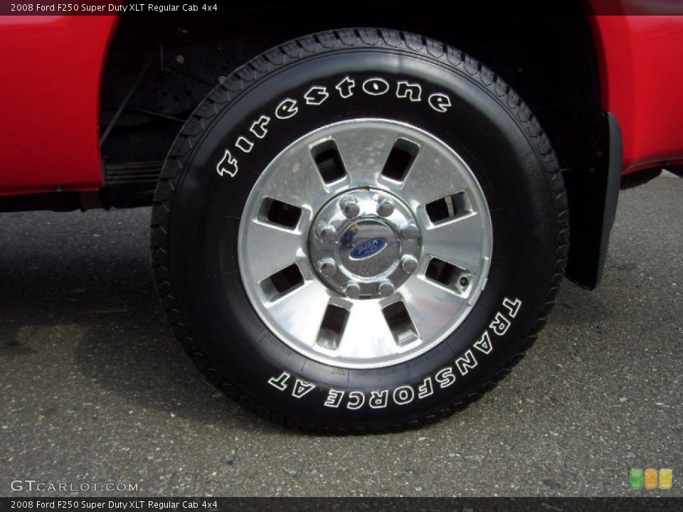 2008 Ford F250 Super Duty XLT Regular Cab 4x4 Wheel and Tire Photo #50922600
