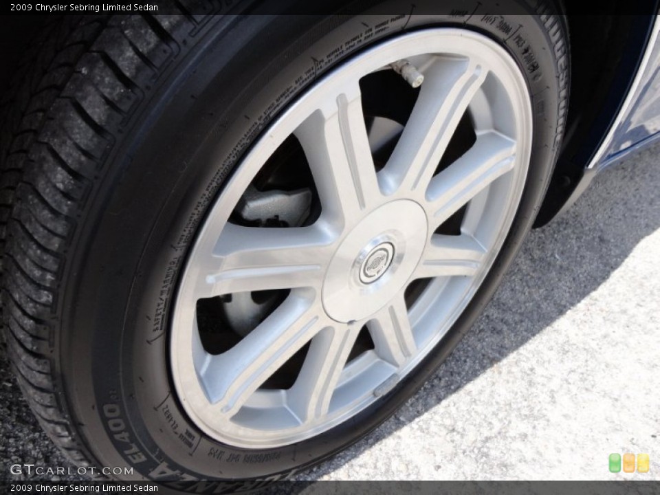 2009 Chrysler Sebring Limited Sedan Wheel and Tire Photo #50922735