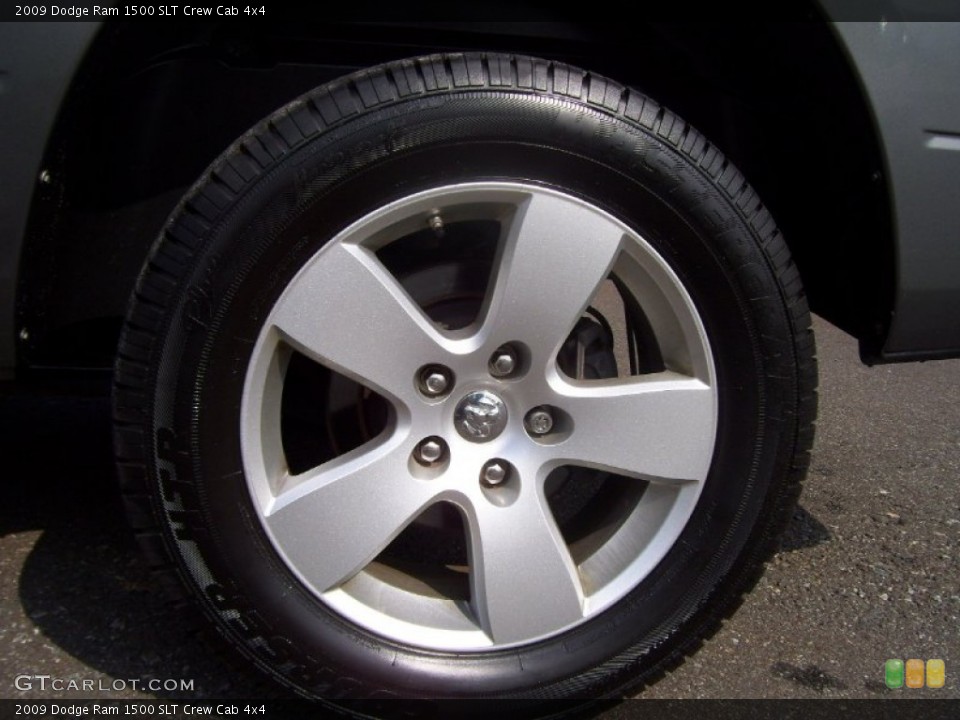 2009 Dodge Ram 1500 SLT Crew Cab 4x4 Wheel and Tire Photo #50922795