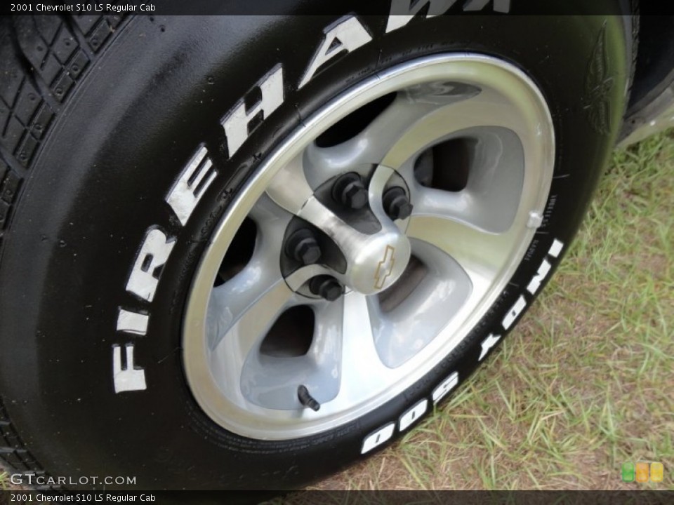 2001 Chevrolet S10 LS Regular Cab Wheel and Tire Photo #50923608