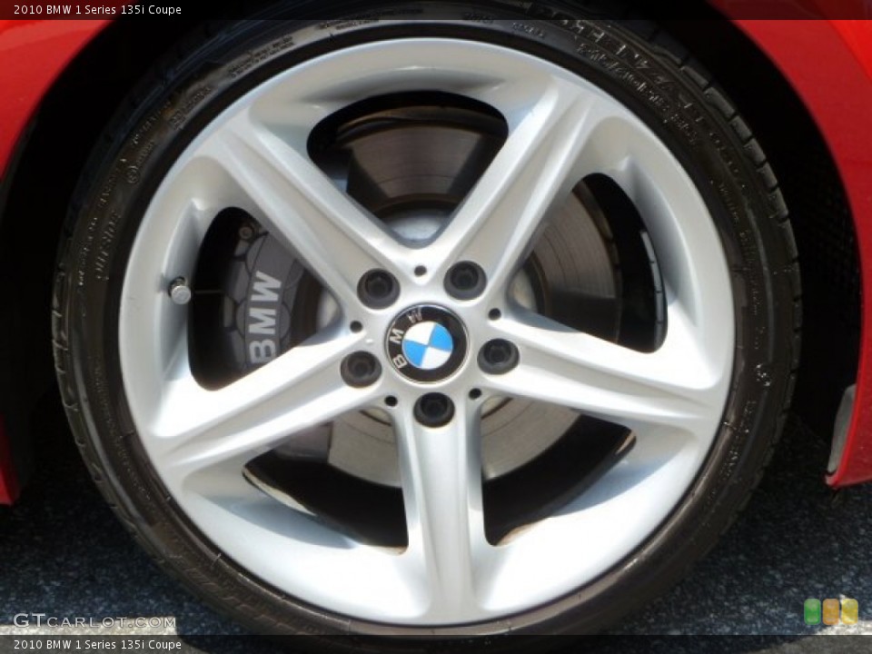 2010 BMW 1 Series 135i Coupe Wheel and Tire Photo #50930037