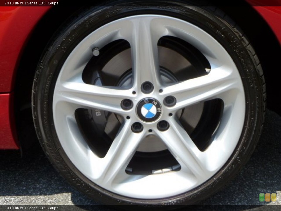 2010 BMW 1 Series 135i Coupe Wheel and Tire Photo #50930064