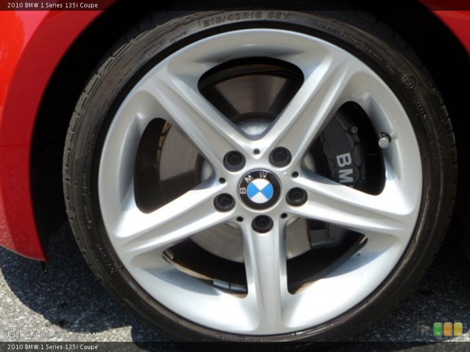 2010 BMW 1 Series 135i Coupe Wheel and Tire Photo #50930079