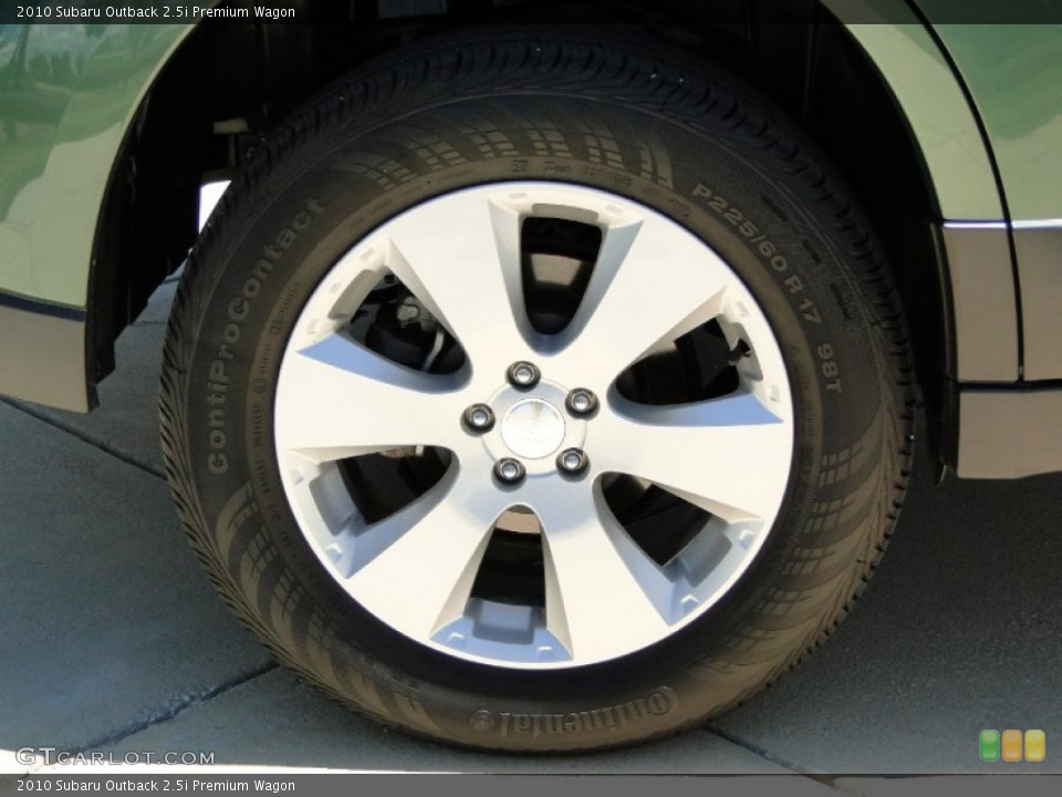 2010 Subaru Outback 2.5i Premium Wagon Wheel and Tire Photo #50932620