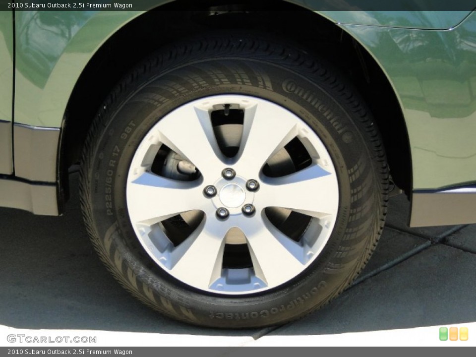 2010 Subaru Outback 2.5i Premium Wagon Wheel and Tire Photo #50932626