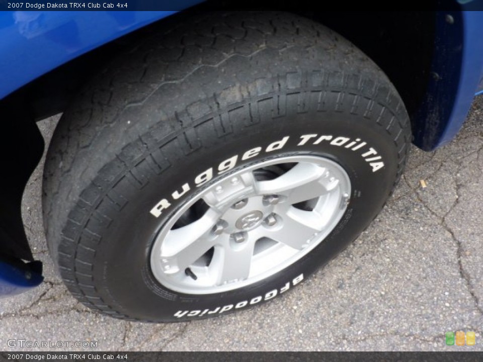 2007 Dodge Dakota TRX4 Club Cab 4x4 Wheel and Tire Photo #50933382