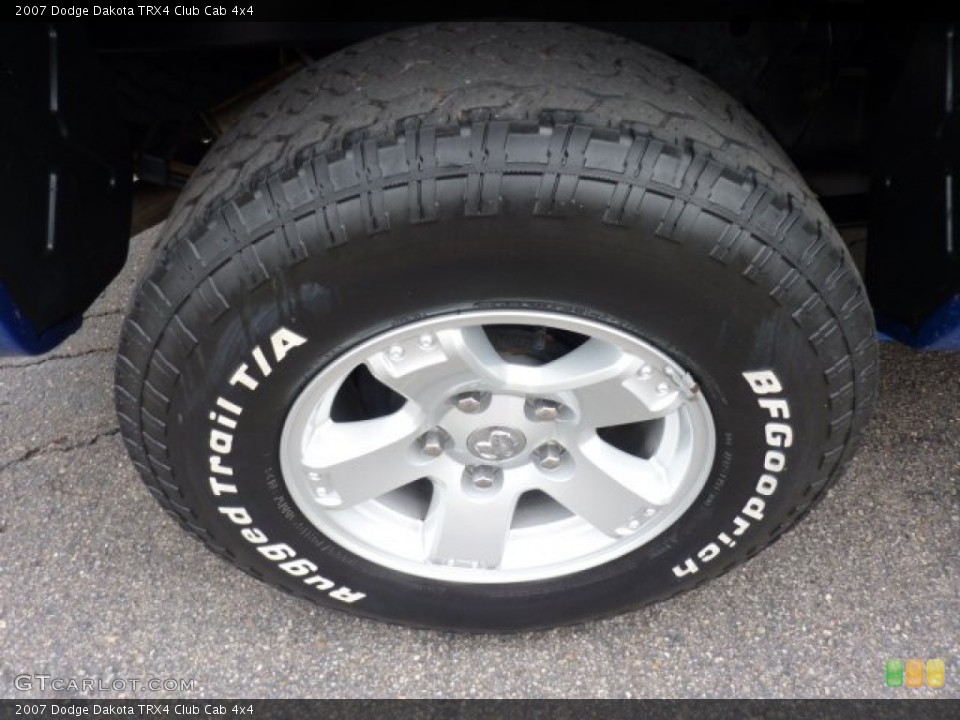 2007 Dodge Dakota TRX4 Club Cab 4x4 Wheel and Tire Photo #50933409