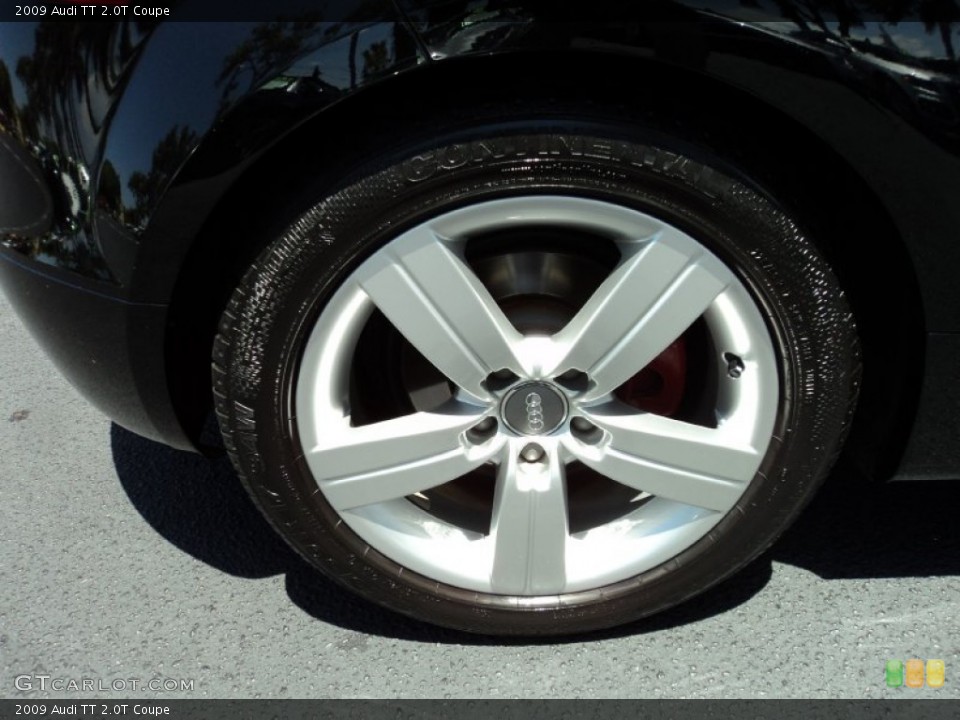 2009 Audi TT 2.0T Coupe Wheel and Tire Photo #50956668