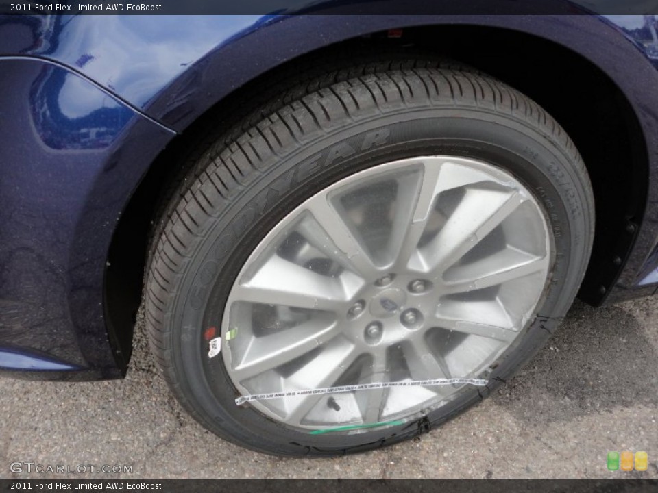 2011 Ford Flex Limited AWD EcoBoost Wheel and Tire Photo #50963718