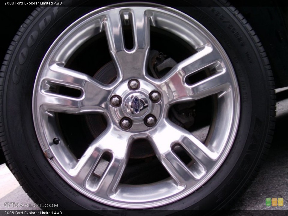 2008 Ford Explorer Limited AWD Wheel and Tire Photo #50971242