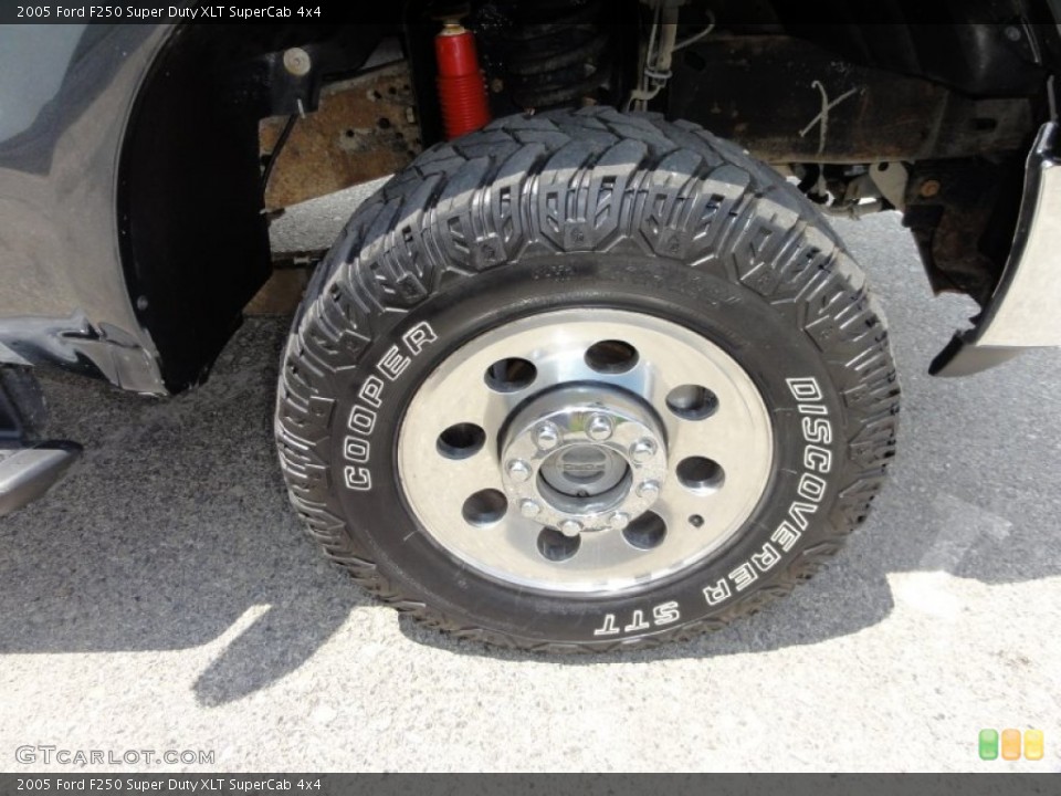 2005 Ford F250 Super Duty XLT SuperCab 4x4 Wheel and Tire Photo #50974764