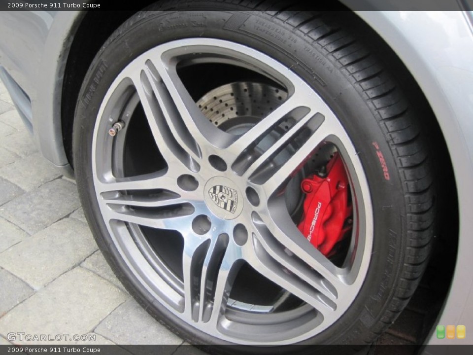 2009 Porsche 911 Turbo Coupe Wheel and Tire Photo #50983488