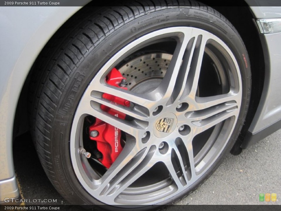 2009 Porsche 911 Turbo Coupe Wheel and Tire Photo #50983491