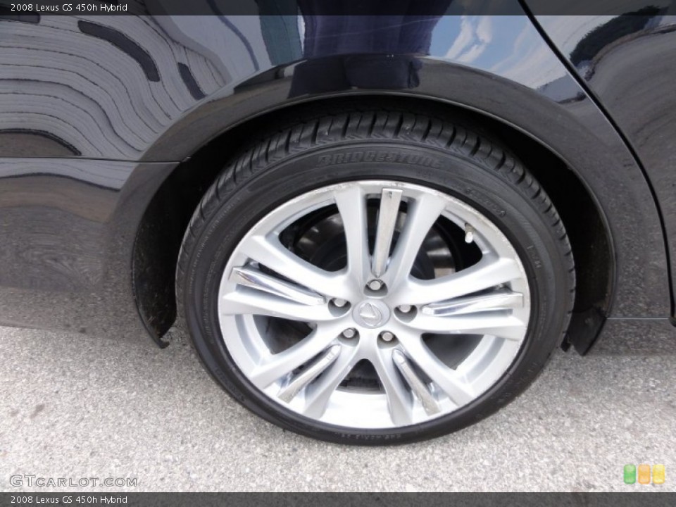 2008 Lexus GS 450h Hybrid Wheel and Tire Photo #50985588
