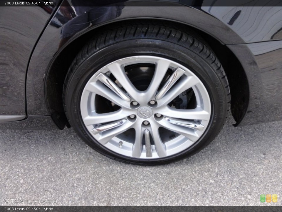 2008 Lexus GS 450h Hybrid Wheel and Tire Photo #50985696