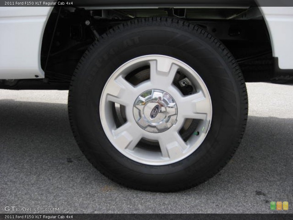 2011 Ford F150 XLT Regular Cab 4x4 Wheel and Tire Photo #50987463