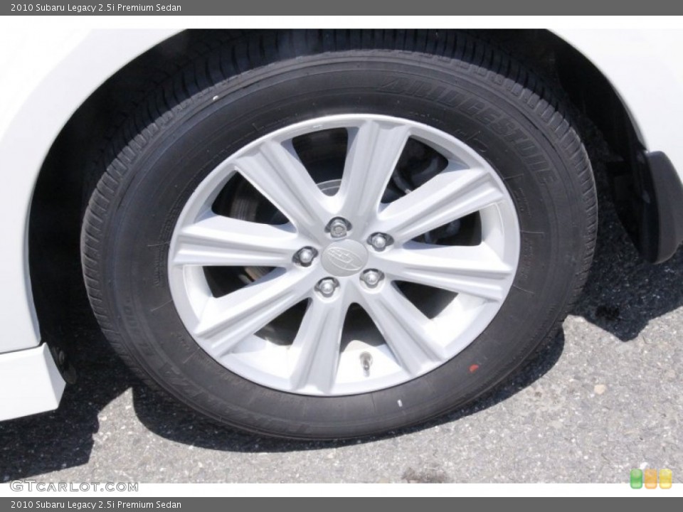 2010 Subaru Legacy 2.5i Premium Sedan Wheel and Tire Photo #50992889
