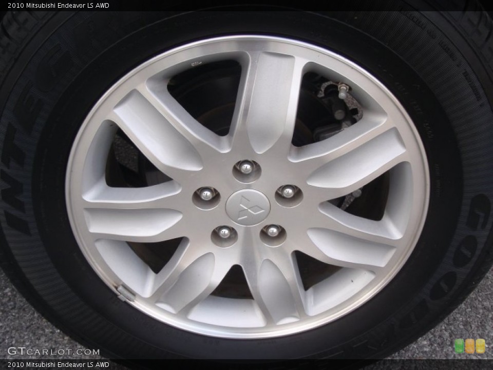 2010 Mitsubishi Endeavor LS AWD Wheel and Tire Photo #51004330