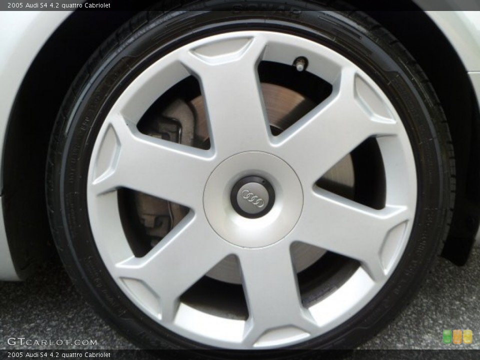 2005 Audi S4 4.2 quattro Cabriolet Wheel and Tire Photo #51004480