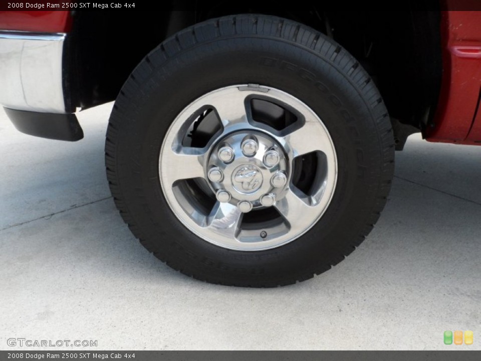 2008 Dodge Ram 2500 SXT Mega Cab 4x4 Wheel and Tire Photo #51008359