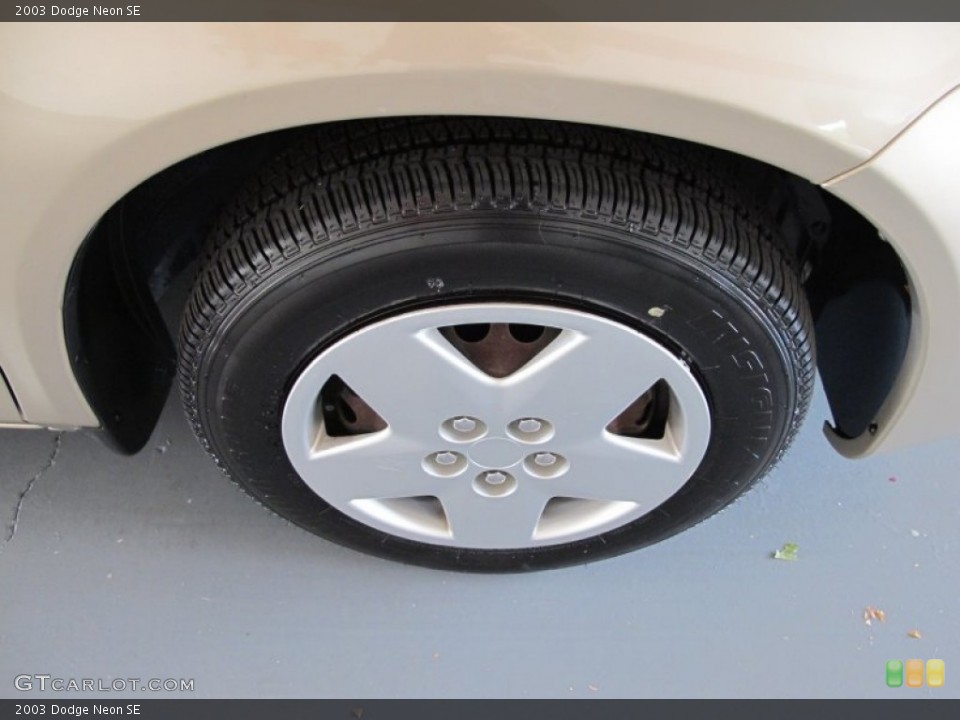 2003 Dodge Neon SE Wheel and Tire Photo #51024694