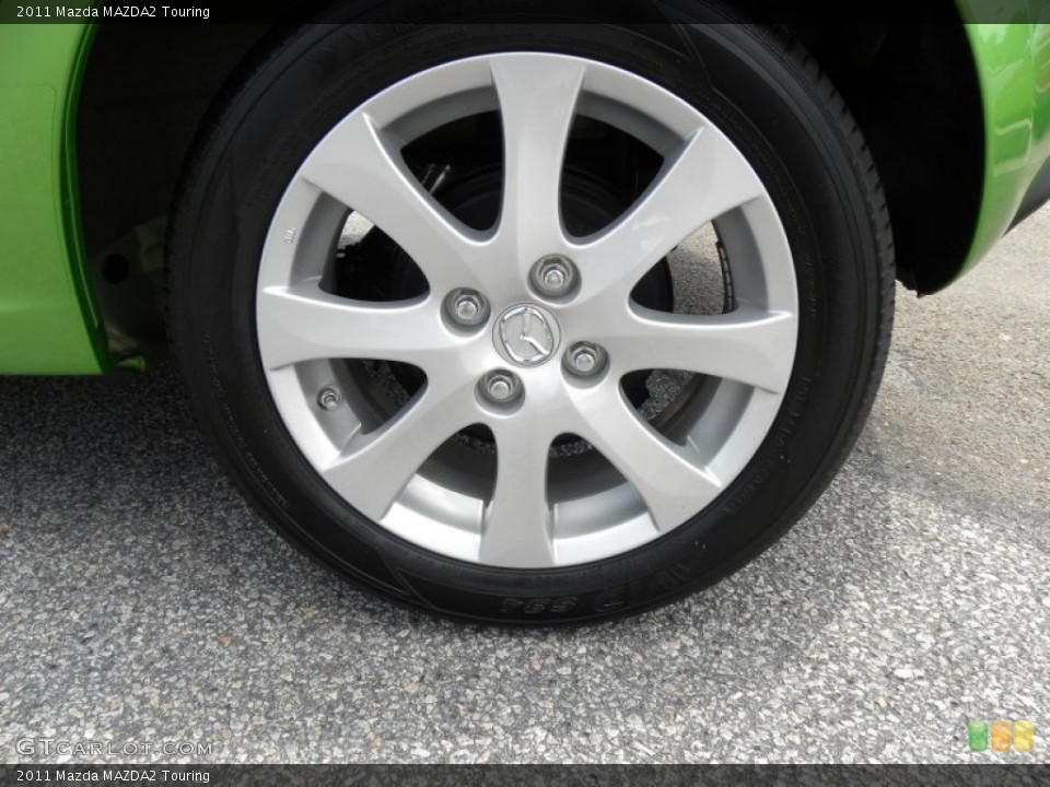 2011 Mazda MAZDA2 Touring Wheel and Tire Photo #51028690