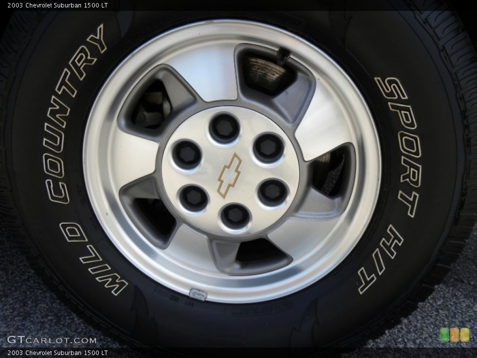 2003 Chevrolet Suburban 1500 LT Wheel and Tire Photo #51029107