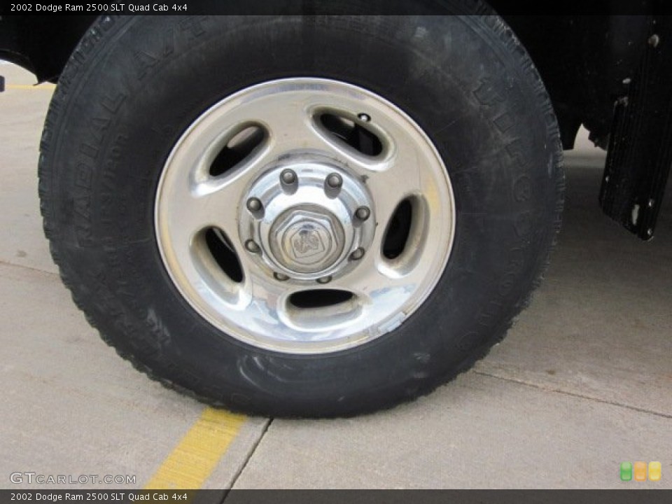2002 Dodge Ram 2500 SLT Quad Cab 4x4 Wheel and Tire Photo #51030883