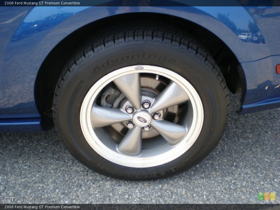 2006 Ford Mustang GT Premium Convertible Wheel and Tire Photo #51033559