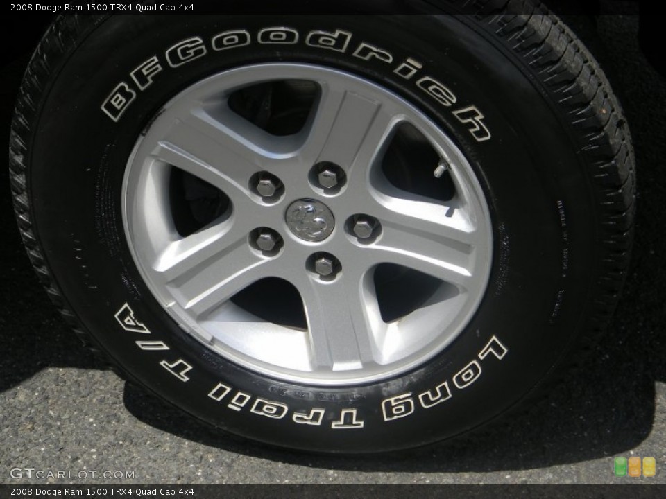2008 Dodge Ram 1500 TRX4 Quad Cab 4x4 Wheel and Tire Photo #51037747