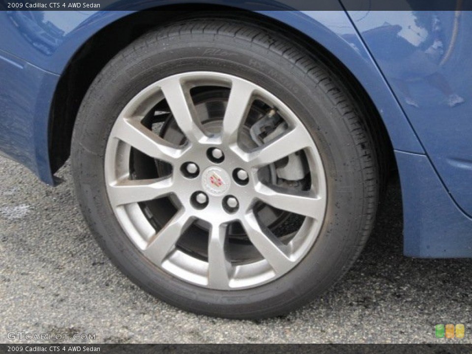 2009 Cadillac CTS 4 AWD Sedan Wheel and Tire Photo #51038224