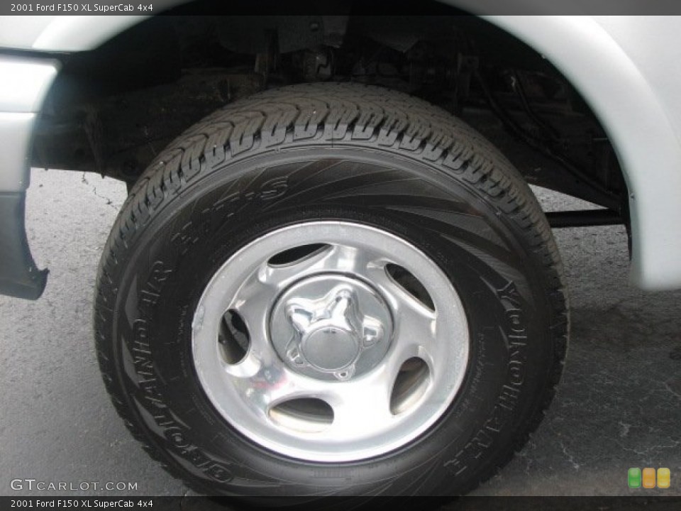 2001 Ford F150 XL SuperCab 4x4 Wheel and Tire Photo #51051475
