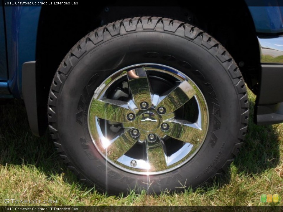 2011 Chevrolet Colorado LT Extended Cab Wheel and Tire Photo #51073148