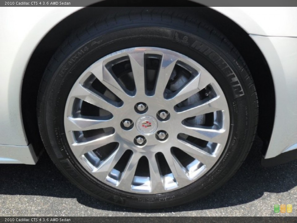 2010 Cadillac CTS 4 3.6 AWD Sedan Wheel and Tire Photo #51074081