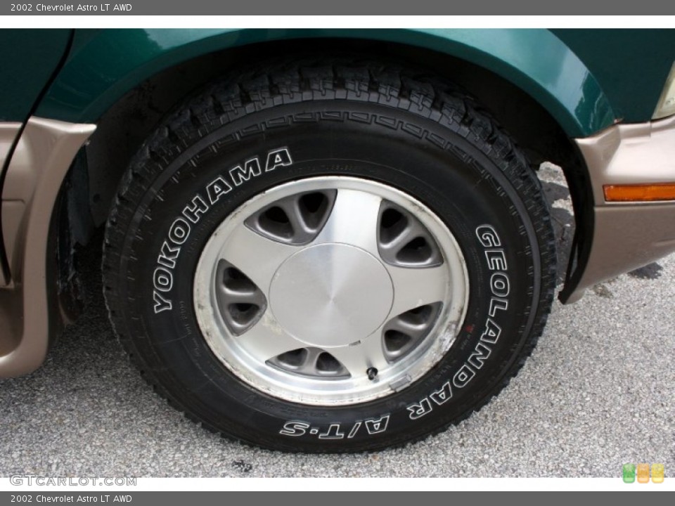 2002 Chevrolet Astro LT AWD Wheel and Tire Photo #51082097