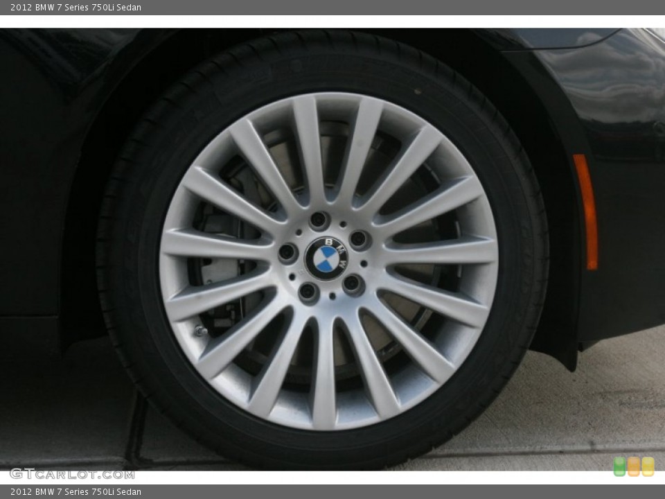 2012 BMW 7 Series 750Li Sedan Wheel and Tire Photo #51094760