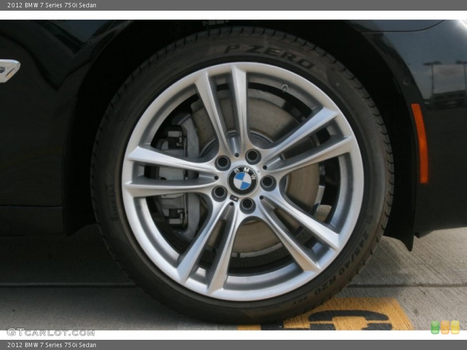 2012 BMW 7 Series 750i Sedan Wheel and Tire Photo #51096011