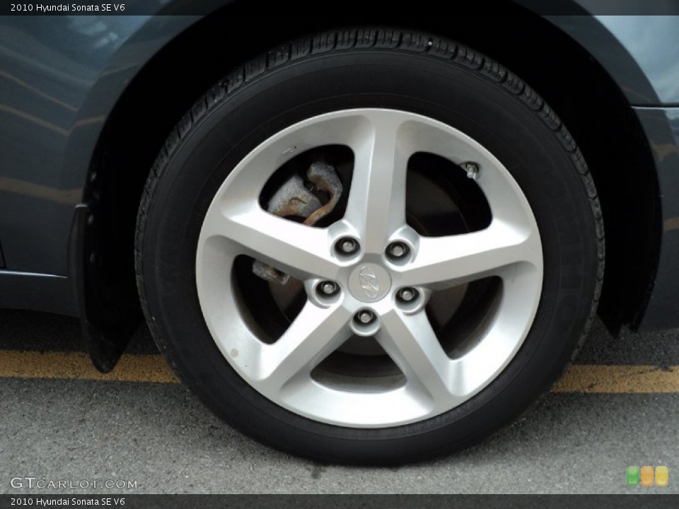 2010 Hyundai Sonata SE V6 Wheel and Tire Photo #51098078