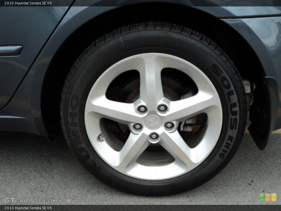2010 Hyundai Sonata SE V6 Wheel and Tire Photo #51098244