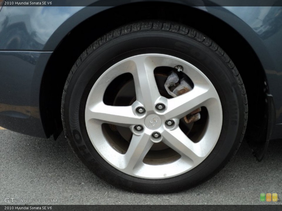 2010 Hyundai Sonata SE V6 Wheel and Tire Photo #51098258