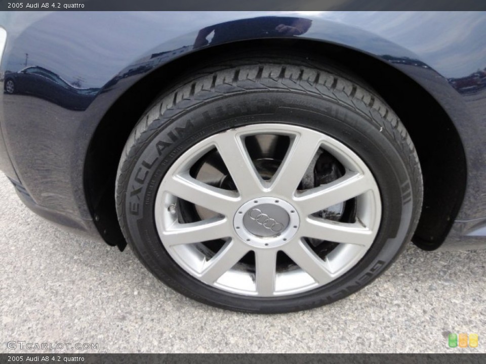 2005 Audi A8 4.2 quattro Wheel and Tire Photo #51098543