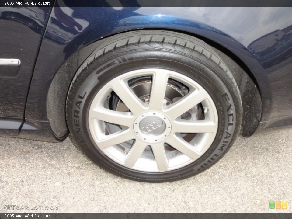 2005 Audi A8 4.2 quattro Wheel and Tire Photo #51098558
