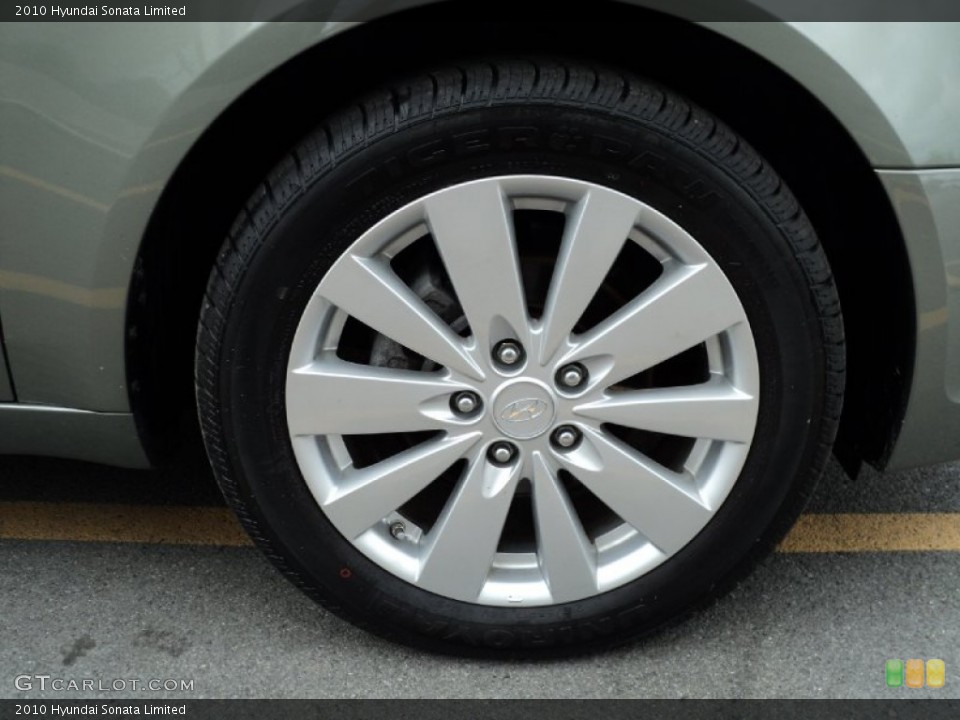 2010 Hyundai Sonata Limited Wheel and Tire Photo #51098633