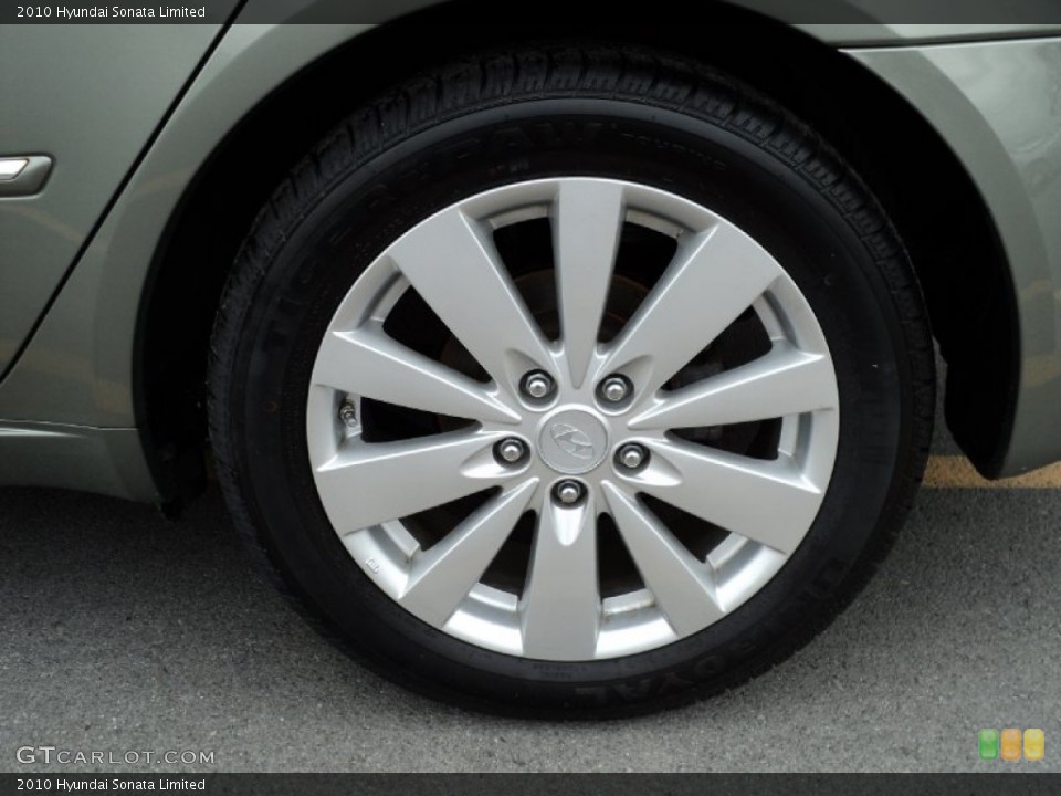 2010 Hyundai Sonata Limited Wheel and Tire Photo #51098810