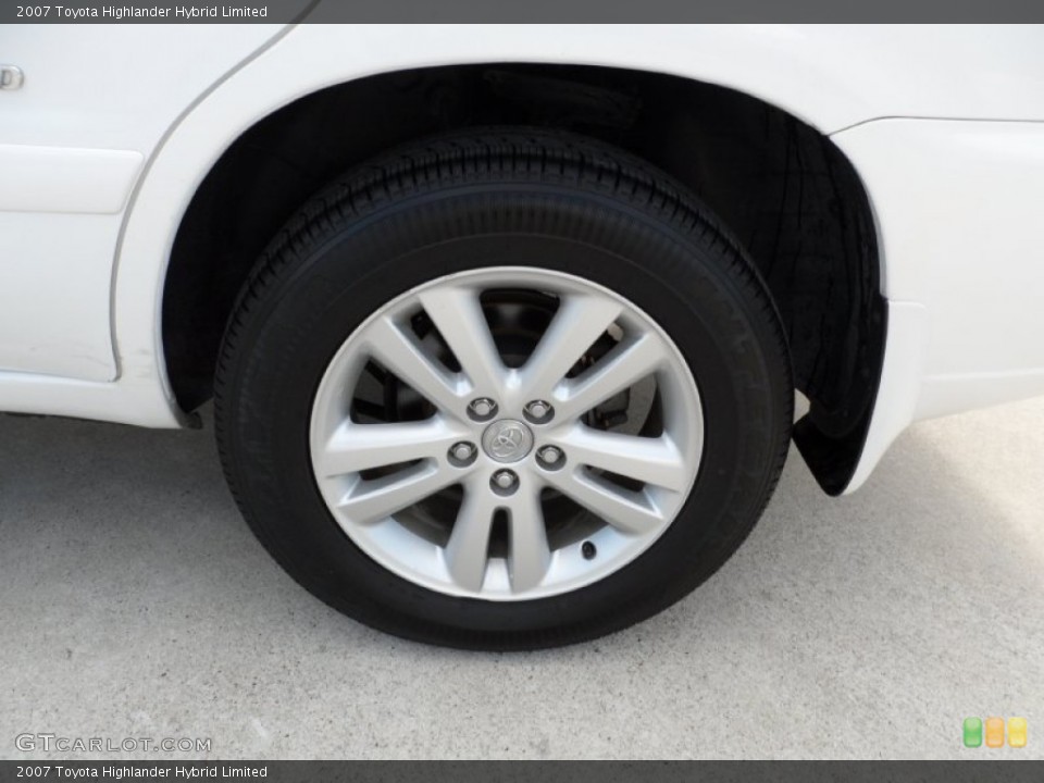 2007 Toyota Highlander Hybrid Limited Wheel and Tire Photo #51100322