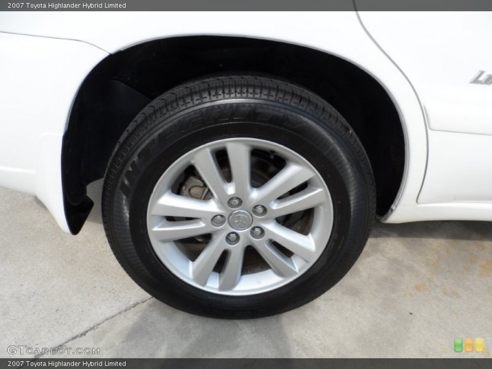 2007 Toyota Highlander Hybrid Limited Wheel and Tire Photo #51100337
