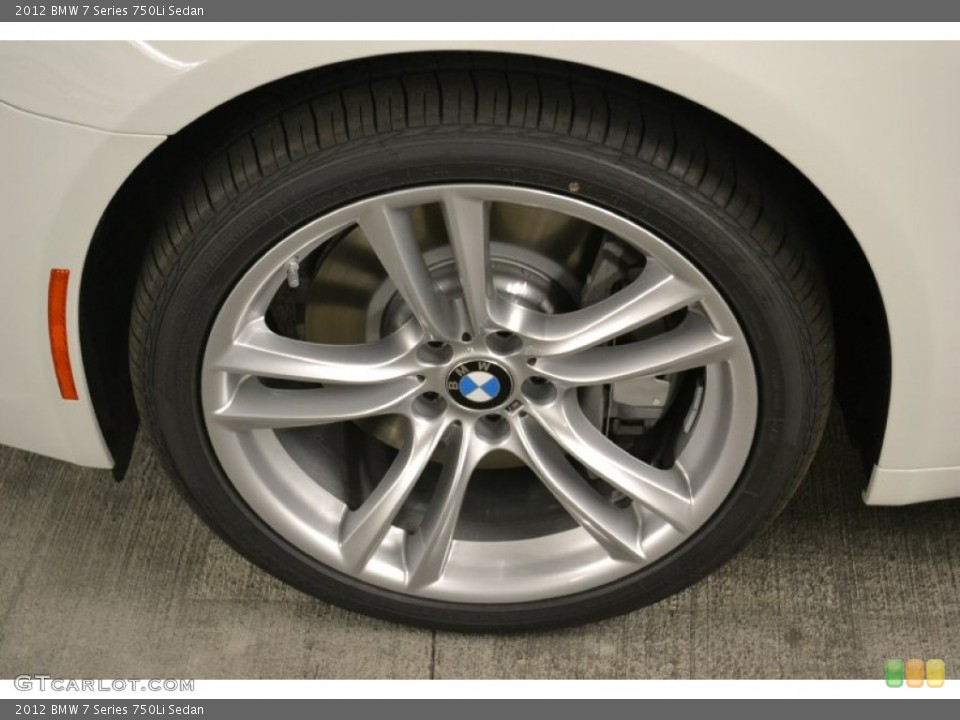 2012 BMW 7 Series 750Li Sedan Wheel and Tire Photo #51105314