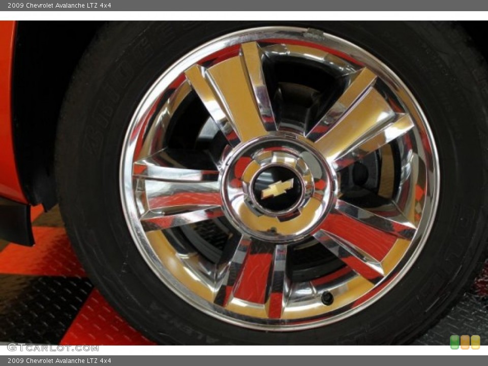 2009 Chevrolet Avalanche LTZ 4x4 Wheel and Tire Photo #51105746