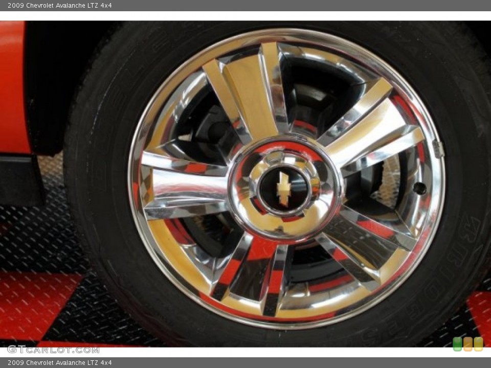 2009 Chevrolet Avalanche LTZ 4x4 Wheel and Tire Photo #51105791