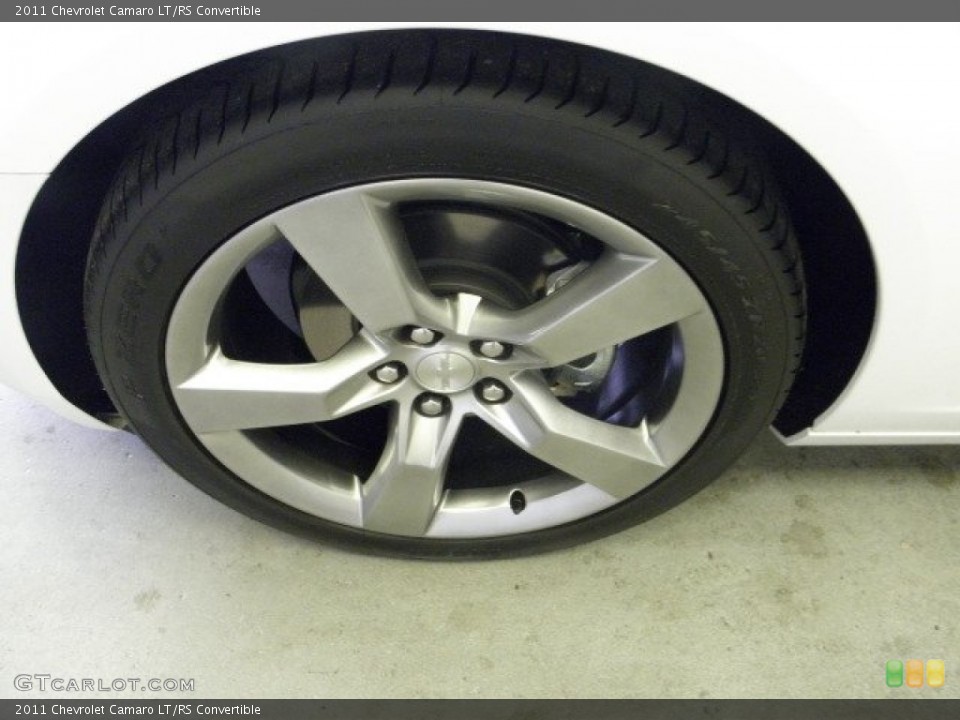 2011 Chevrolet Camaro LT/RS Convertible Wheel and Tire Photo #51113462